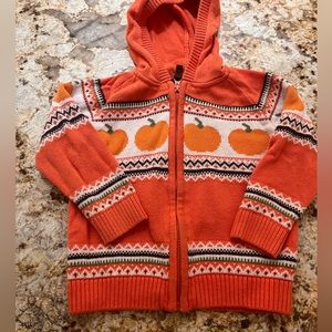 Gently worn fall sweater. No stains or rips. Pet free and smoke free home